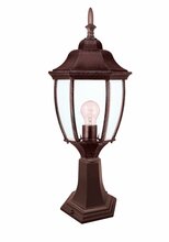 Välisvalgusti Domoletti EL-560P2, 100 W, E27, IP44, 21 x 60 cm, must/punane