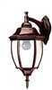 Välisseinalamp Domoletti EL-560DN, 100W, E27, IP44, must/punane, 21 cm x 51 cm
