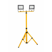 Prožektor Besk 9083154, LED 2x30W, IP65, statiiviga, must