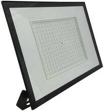 LED prožektor 200W, 4000K, must, IP65