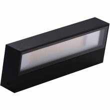 Välisseinalamp AZzardo Cosel, 8 W, LED, IP54, 7 x 4.7 cm, must