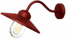 Õue seinavalgusti Elstead Lighting Klampenborg, 1xE27, 60W, IP44, punane, 27.5 x 25.5 cm
