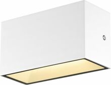 Õue seinalamp SLV Sitra M, 14 W, 3000/4000K, IP44, valge