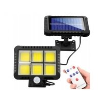 LED päikeselamp Floodlight, 120 LED, kaugjuhtimispuldi ja liikumisanduriga