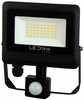 Välisvalgusti LED Line Photon, 30W, 3000lm, IP65, must, liikumisanduriga