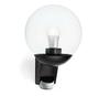 Välisseinalamp Steinel L 585 S, 60 W, E27, IP44, 21.5 x 22.8 cm, must