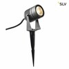 LED maasse torgatav välisvalgusti SLV Spike, 6 W, 3000 K, IP55, 8 x 10 cm, antratsiit