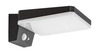 Seinalamp Rabalux Lasset 77078, LED, 4,4W, 3,7V, IP54, must, päikesepatareiga