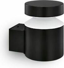 Välisseinalamp Philips Laven, 6 W, 2700 K, IP44, must, 10 cm x 13.5 cm