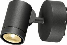 Õue seinavalgusti SLV Helia, 8 W, 3000 K, IP65, antratsiit, 9.5 x 10.5 cm