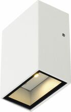 Õue seinavalgusti SLV Quad 1, 4.6 W, 3000 K, IP44, 6.4 x 8.7 cm, valge