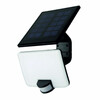 LED prožektor Tope VISTA, 10 W, must, päikesepatareiga, IP54, 1200 lm