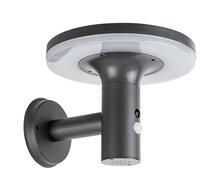 LED päikesepaneeliga välisvalgusti Rabalux Alaska 77017, 10W, 3,7V, IP44, anduriga