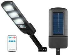 Õue seinalamp LTC LL117, 3xLED COB, 24W, 1800 lm, IP65, 1800 mAh, kaugjuhtimispult, must
