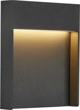 Õue seinalamp SLV Flatt, 14 W, LED, IP65, antratsiit, 18 cm x 23 cm