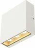 Välisseinavalgusti SLV Big Quad, 8,2 W, 3000 K, IP54, 14 x 14 cm, valge