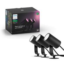 Välitingimuste kohtvalgusti Philips Hue Lily, 3x8W, IP65, valge ja värviline