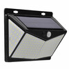 Seinapealne päikesepaneeliga valgusti Domoletti SENS LK3301, 2 W, IP44, valge/must