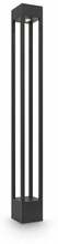 Välisvalgusti post Maytoni Elbe O424FL-L10GF, 10 W, LED, IP65, grafiit, 11 cm x 100 cm