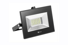 LED prožektor G-TECH, 30 W, 4000 K, IP65, must