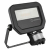LED prožektor Ledvance Floodlight PFM, 10 W, 4000 K, must, liikumisanduriga