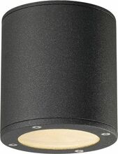 Õue laelamp SLV Sitra, 9 W, GX53, IP44, 10 x 11 cm, antratsiit
