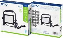 Prožektor GTV Neli, 30 W, 6400 K, IP65, 2700 lm, must