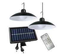 Päikesepaneeliga valgusti Milagro, 6 W, IP44, must
