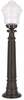 Vabalt seisev välisvalgusti Opviq BSU-68201-BSY-M2-B, 60W, E27, IP65, must, 22 cm x 85 cm
