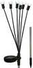 Maasse paigaldatav välisvalgusti Saska Garden, 1053264, päikeselamp, valged pilved, 6 LED, 72 cm