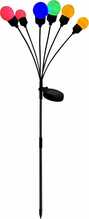 Maasse torgatav välisvalgusti Saska Garden, 1060927, 6 LED, 75 cm, värvilised pallid