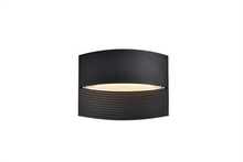 Õue seinavalgusti Lutec Lotus 5193201012, 8.5W, LED, IP54, must, 6.4 x 14 cm