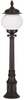 Vabalt seisev välisvalgusti Opviq BSU-68187-BSY-M3-BOP, 60W, E27, IP65, must, 23 x 100 cm