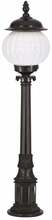 Vabalt seisev välisvalgusti Opviq BSU-68187-BSY-M3-BOP, 60W, E27, IP65, must, 23 x 100 cm