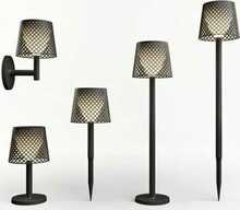 Välilamp New Garden Greta Solar Negro 5in1, LED, IP65, must, 16 x 30 - 80 cm