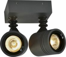 Õue seinavalgusti SLV Myra, 2 x GU10, max. 50 W, IP55, 14.6 x 9.8 cm, antratsiit