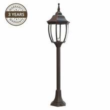 Vabaltseisev välisvalgusti Domoletti El-560PE2, 100W, E27, IP44, vanutatud must punaka varjundiga, 21 cm x 100 cm