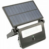 Välisvalgusti GTV Lumos, 10W, IP65, must, liikumisanduriga, 850lm, 6400K
