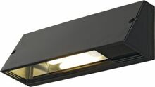 Õue seinavalgusti SLV Pema, 15 W, E27, IP65, 28 x 10 cm, must