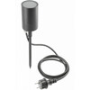 Maasse torgatav välisvalgusti GTV Grazie, GU10, 20W, IP44, must
