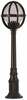 Vabalt seisev välisvalgusti Opviq BSU-68080-BSY-M3-B, 60W, E27, IP65, must, 23 cm x 95 cm