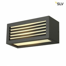 Õue seinavalgusti SLV Box-L, 9 W, E27, IP54, 25 x 11 cm, antratsiit