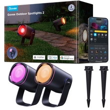 Nutikad aialambid Govee RGBWW, 750 lm, 2 tk, LED, 12W, 2700-6500K, IP67, Wi-Fi