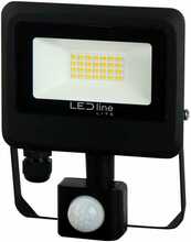 Välisvalgusti LED Line Photon, 20W, 2000lm, IP65, must, liikumisanduriga