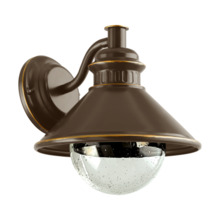 Välisseinavalgusti Eglo Albacete 96262, 1xE27, 40W, IP44, pruun