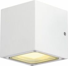 Seinalamp välitingimustesse SLV Sitra Cube, 4.5 W, GX53, IP44, 10.8 x 11.5 cm, valge