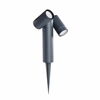 Maasse torgatav välisvalgusti Kanlux Usti SP, IP54, 2xGU10, max 2x7W, 17,1 x 5,6 x 40 cm, must/hall
