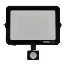 LED prožektor Osram Lux Floodlight Sensor, 50W, 4000K, 4500 lm, IP65, must, liikumisanduriga
