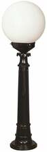 Välipõrandalamp Opviq BSU-68160-BSY-M3-BOP, 60W, E27, IP65, must, 25 cm x 95 cm