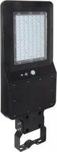 Tänavavalgusti V-TAC, 40 W, 4000 K, IP65, liikumisanduriga, must